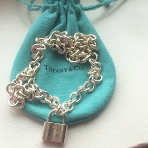 **Tiffany & Co Padlock Lock Charm Necklace**SOLD!
